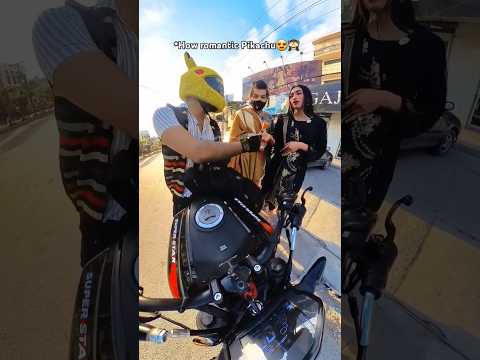 Treat them with respect ❤️🙌#biker #rider #pikachu #insta360