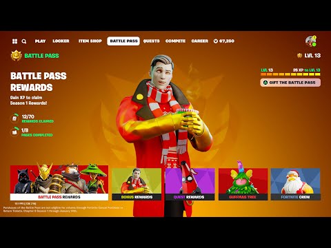 Fortnite Chapter 6 Battle Pass (Full Showcase)