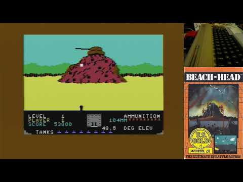 beach head c64 juegos epicos