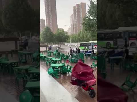 heavy thunderstorm #beautifulnature #rainthunder #naturesounds #wind