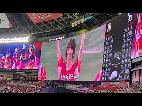 篠田麻里子 福岡ソフトバンクホークスセレモニアルピッチ