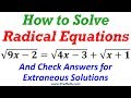 Solving Radical Equations Concepts