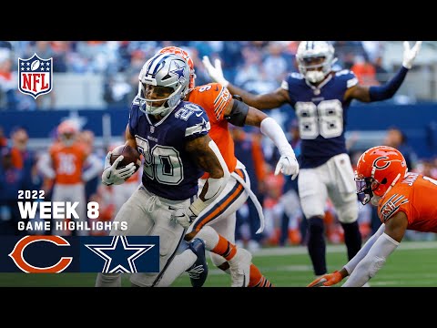 Chicago Bears vs. Dallas Cowboys | 2022 Week 8 Game Highlights video clip