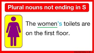 Apostrophe rules 🤔 | Plural nouns not ending in S | Apostrophe to show possession with examples