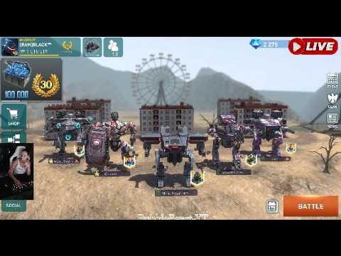 78 🔴LIVE -NEW Battles🔥 BubbleBeast ♥️ mech gaming #worldofrobots 💪💪💪