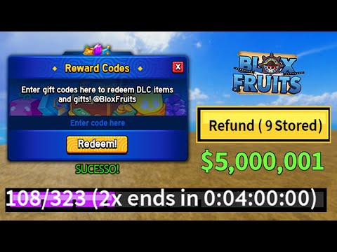 NOVOS CÓDIGOS +30 CÓDIGOS DE 2X XP BELI E RESET NO BLOX FRUITS 2025 - blox fruit codes...