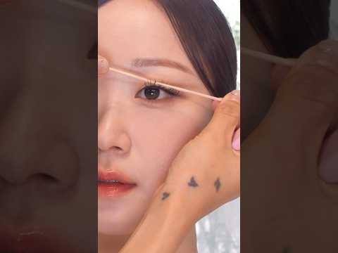 투박함 싹 빼고 청초+색조 메이크업🍑 #nmixx #오해원 #아이돌메이크업 #미지근톤 #코랄 #피치