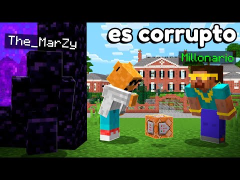 Investigo a un MILLONARIO CORRUPTO en mi SERVIDOR de MINECRAFT