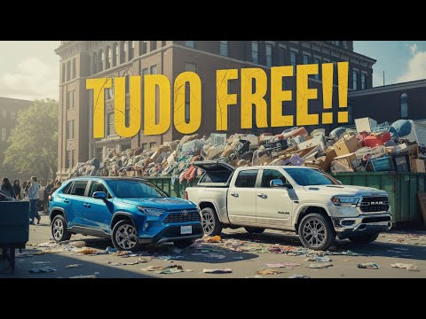 VOLTAMOS AO CONTÊINER DA UNIVERSIDADE E ENCHEMOS OS 2 CARROS! 🇺🇸