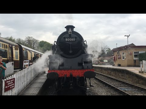 Riding 80080 on the Ecclesbourne valley railway