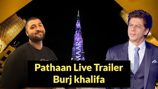 Pathaan Burj Khalifa live Trailer