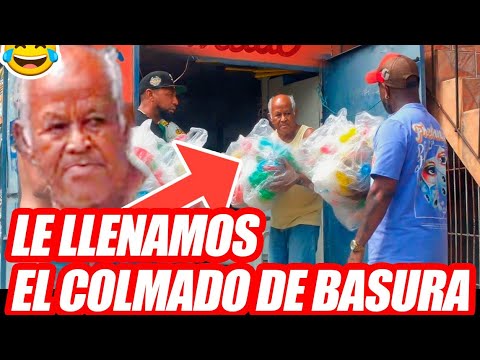 ACUSÓ A UN SEÑOR DE TIRARME BASURA  EN UN BARRIO PELIGROSO , (BROMA PESADA) 😱