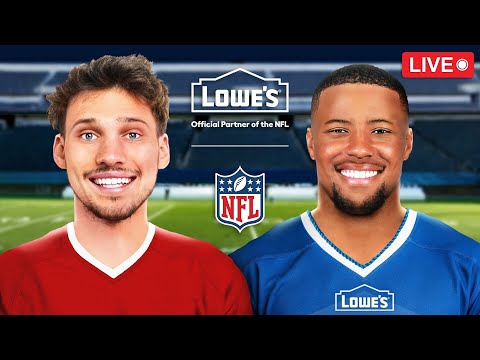 LIVE with Lowe's playing MADDEN, FT Saquon! #ad