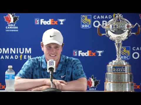 Robert Macintyre Winner Press Conference 2024 RBC Canadian Open © PGA Tour