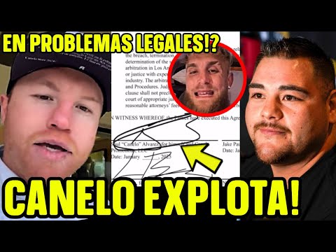 ULTIMO! CANELO ROMPE EL SILENCIO PERO LO DESMIENTEN CON DOCUMENTO Y ANDY RUIZ DESAFÍA A JAKE PAUL