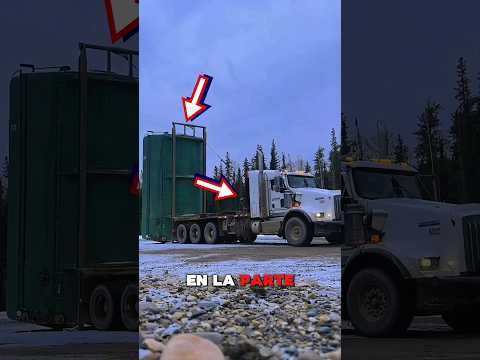 Camionero Controla el Tanque con Winche#trucks #trailer #camiones #camioneros #traileros#traileros