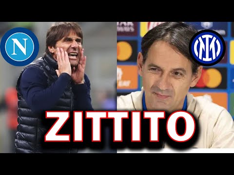 INZAGHI ZITTISCE CONTE IN TV! POST INTER NAPOLI 1-1