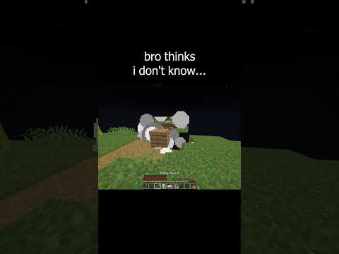 bro thinks i don't know...