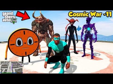 FRANKLIN VS COSMOS MONSTER in GTA 5 | The Avenger: The Cosmic War - #011