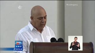 Discurso de Roberto Morales Ojeda en acto político cultural en Cienfuegos