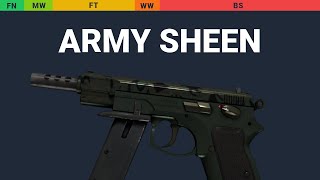 CZ75-Auto Army Sheen Wear Preview