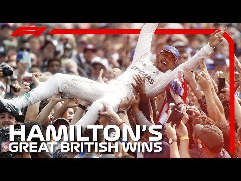 Lewis Hamilton's Great British Grand Prix Wins