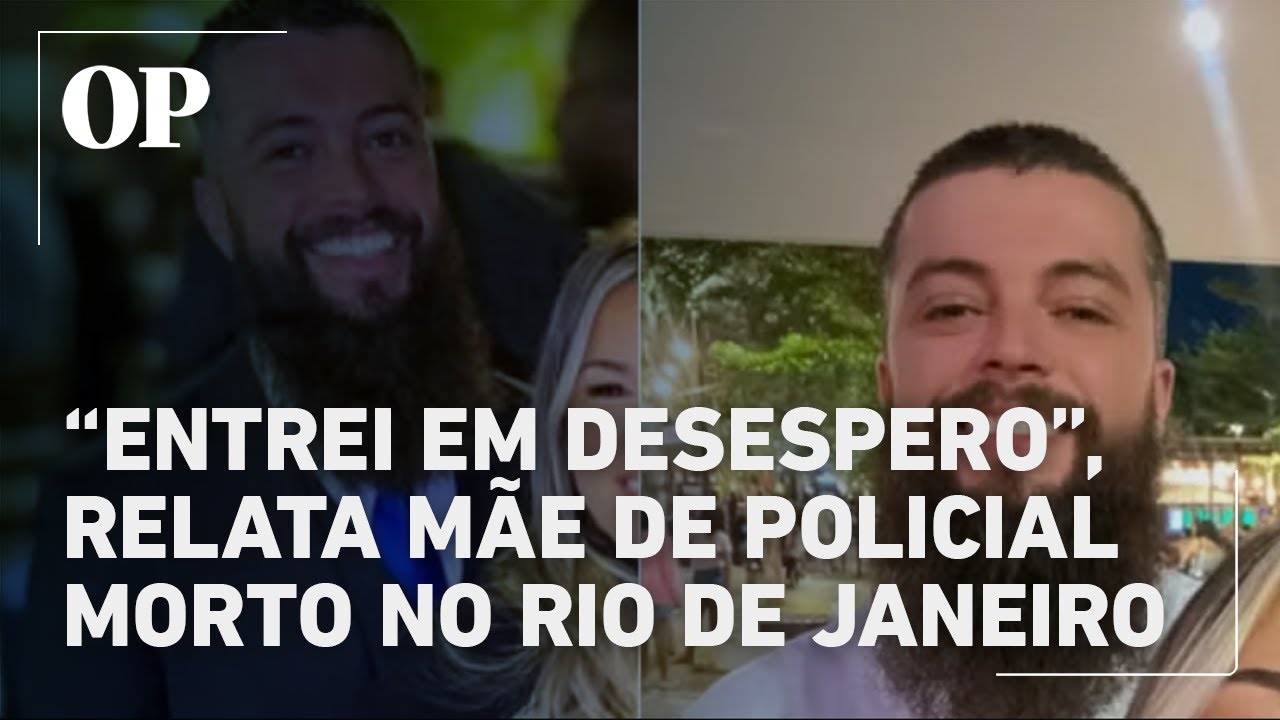 Mãe de policial morto em megaoperação no Rio relata momento que soube do falecimento do filho