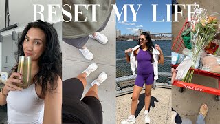 VLOG: september RESET + LOCKING IN!! fitness goals, new workouts in NYC healthy eating + organizing