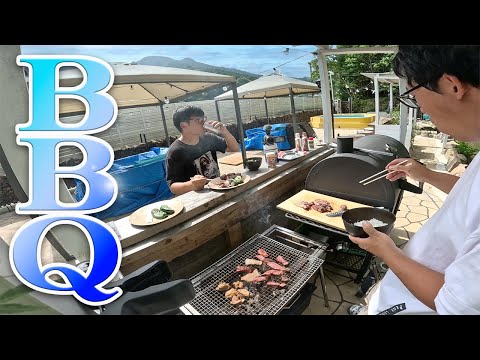 山で分厚いステーキとキンキンに冷えたビールでBBQ‼️EENOUR D18