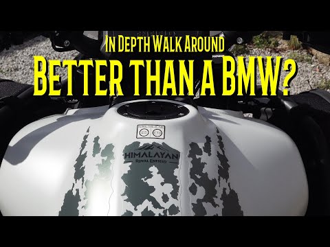 Royal Enfield Himalayan 450 in depth build quality check and walk around!