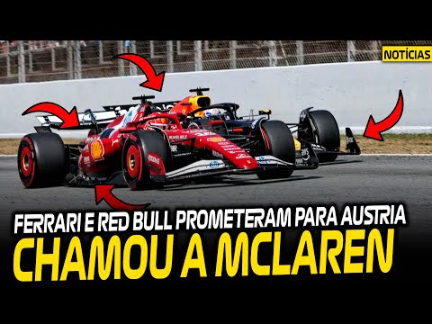 🚨 GRANDES PACOTES PARA FERRARI E RED BULL VISANDO A MCLAREN / LINDBLAD TESTA PELA RED BULL