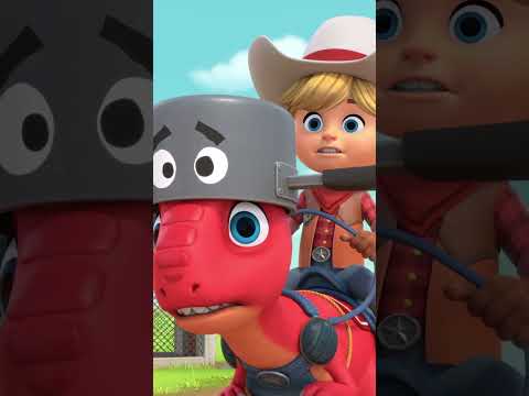 ¡El Spinosaurus está muy molesto! | Dino Ranch Español