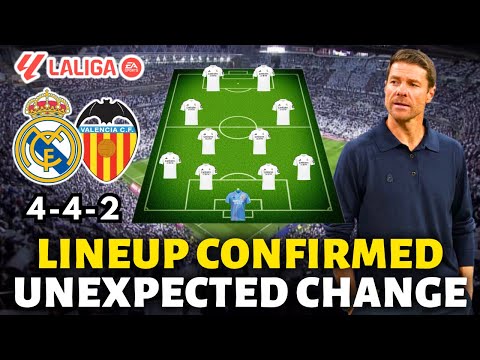 🚨URGENT! REAL MADRID'S LINEUP CONFIRMED WITH AN UNEXPECTED CHANGE! REAL MADRID NEWS