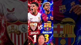 ESPECTACULAR RAPHINHA SEVILLA 1 BARSA 3