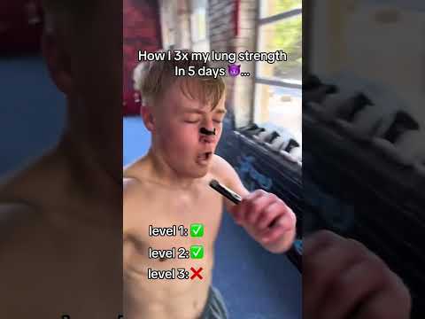 How I 3x my lung strength in 5 daysโฆ ๐ #lungs #gym #cardio #gymmotivation #oxyflow
