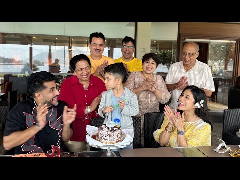 Nirvair's b'day celebration in Udaipur with fam !