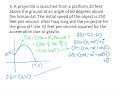 Projectile Motion and Related Concepts