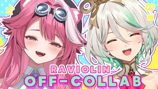 【OFF COLLAB】suddenly...RAVIOLIN! 🩷💚