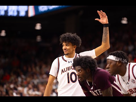 #1 AUBURN MBB vs Mississippi State HIGHLIGHTS | January 14, 2024