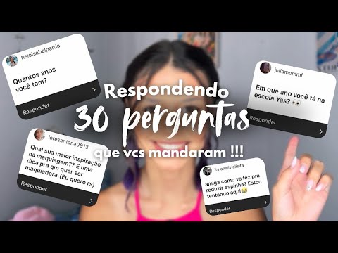 RESPONDENDO 30 PERGUNTAS 🫢