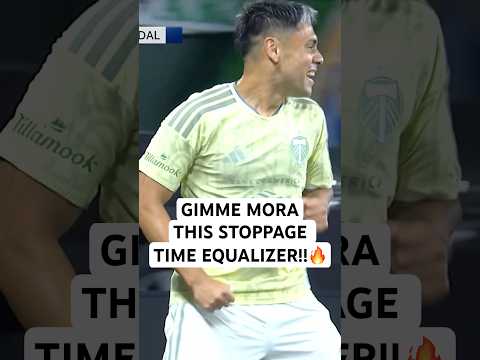 Felipe Mora EQUALIZES🚨 IN STOPPAGE TIME!!