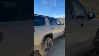 Rivian R1S after off-roading at East Indian Canyon Trail (4S10) #rivian #offroad
