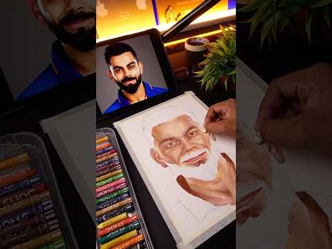 Virat Kohli Drawing ๐In Progress #shorts #drawing #viratkohli