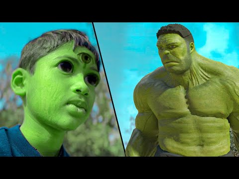 Hulk Friend Learning Transformation with skinny hulk | Hulk funny transformation