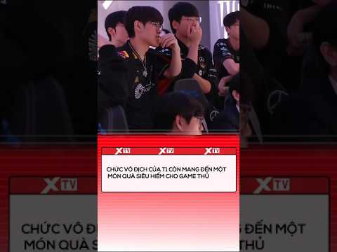 Chức vô địch của T1 còn mang đến một món quà siêu hiếm cho game thủ LMHT