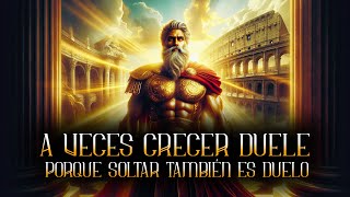 🔥A VECES CRECER DUELE, PORQUE SOLTAR TAMBIÉN ES DUELE | Reflexiones Estoicas | Estoicismo