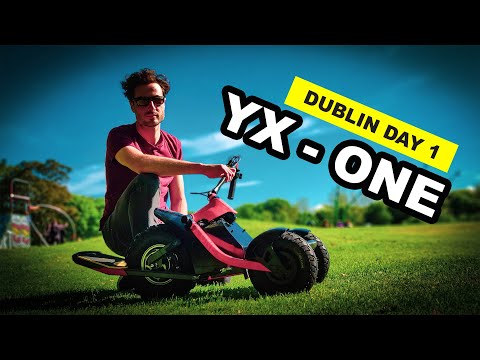 YX-ONE 3 Wheel leaning electric Skateboard from Ireland / Electric Powered 3 wheel skateboard