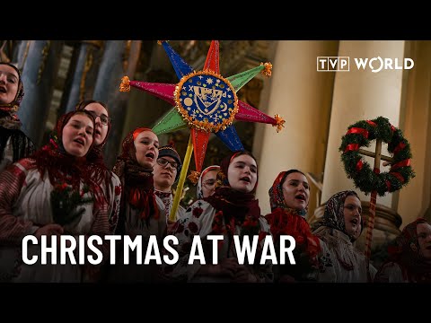 YouTube video thumbnail: Ukrainians in Poland Celebrate Third Christmas Under Shadow of war