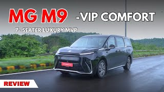 MG M9- luxury electric 7-seater | Luxury ab affordable | Drive Review | CarComparos