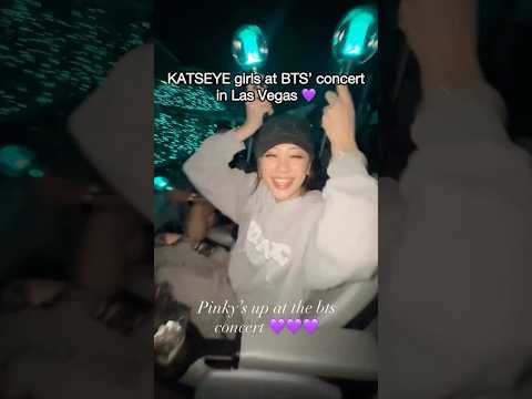 KATSEYE at BTS’ Concert in Las Vegas! ✨💜